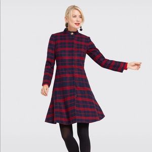 Draper James Carolina Check Coat